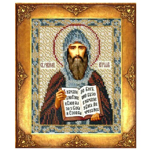 Русская искусница Икона Святой Кирилл 221
