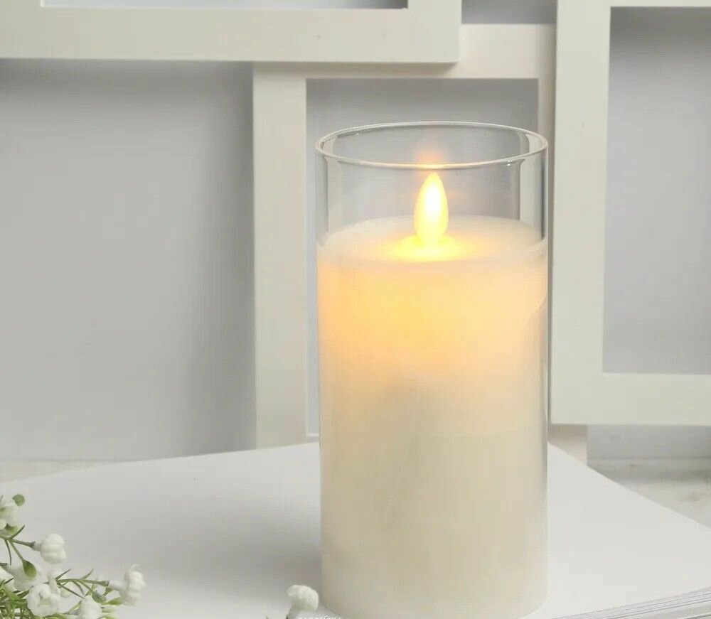 Светодиодная свеча LED Elementary Candle 7 - 1 шт 12,5 см стекло светлое - фотография № 9