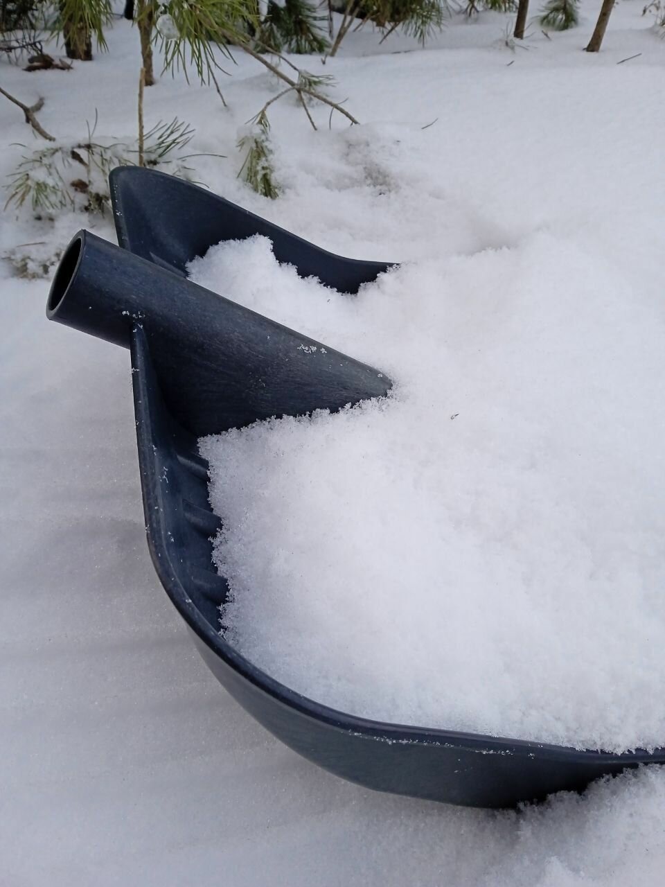 Лопата для снега без черенка - фотография № 5