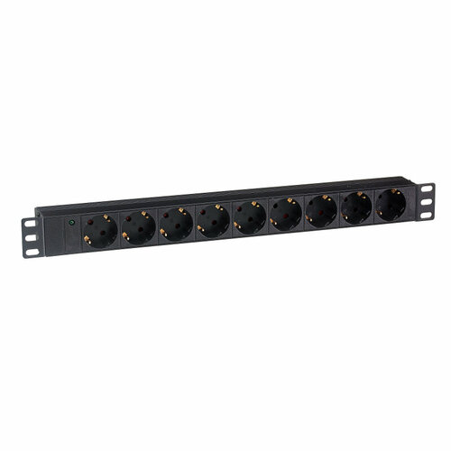 Блок розеток ExeGate ServerPro PDU-19H901 9шт, 1U, 19