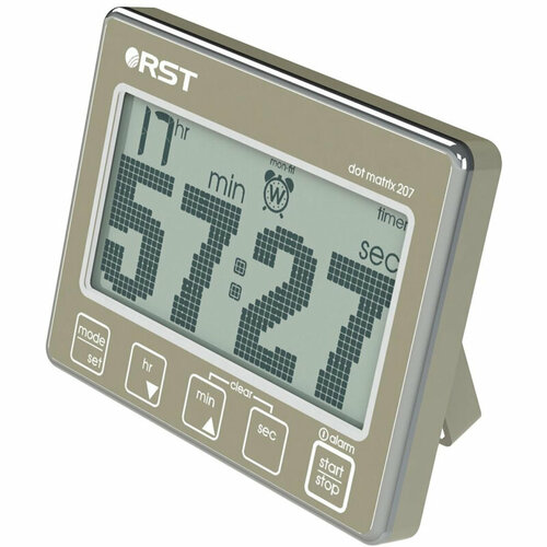 Секундомер таймер цифровой с часами хаки хром 04207 RST 1545412 345000₽