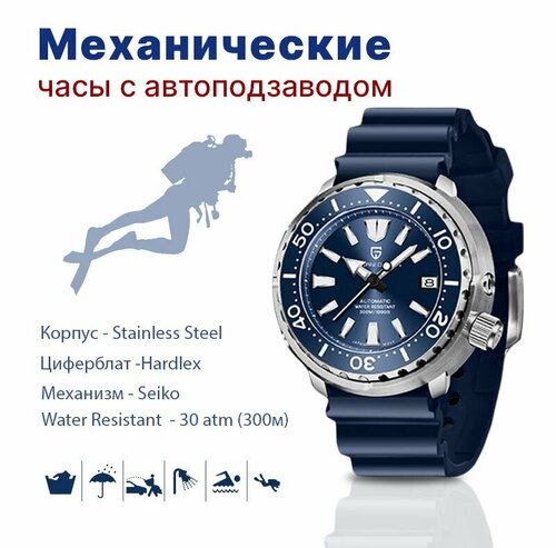 Наручные часы Pagani Design, синий