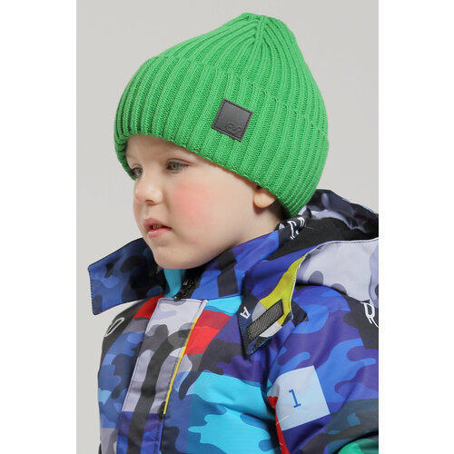 фото Шапка бини artel, размер 54, зеленый