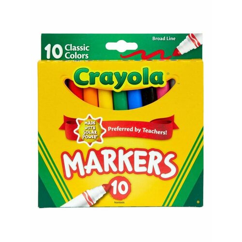 набор цветных фломастеров crayola Набор цветных фломастеров Crayola