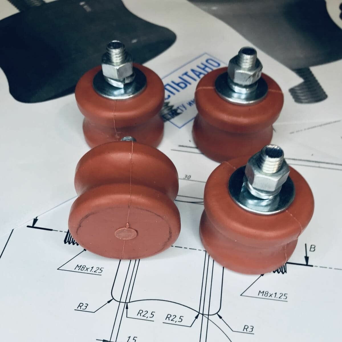 Виброопоры напольные для кондиционера RF-V120K (от 60 до 120 кг), 4 шт — фото 4