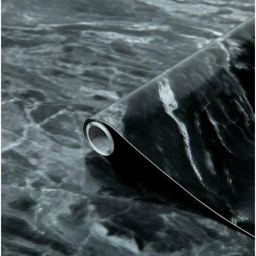 Пленка самоклеящаяся для мебели 0,67х2 м мрамор серебро