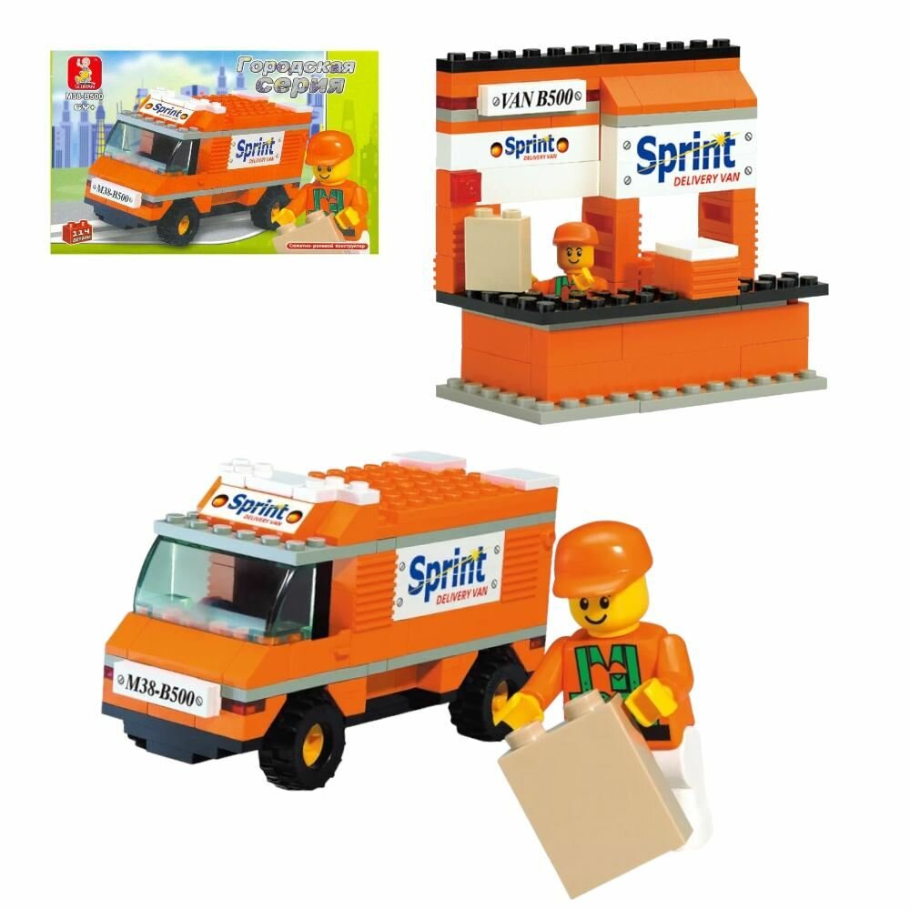 Конструктор Городская серия Доставка (114 деталей) Sluban M38-B500
