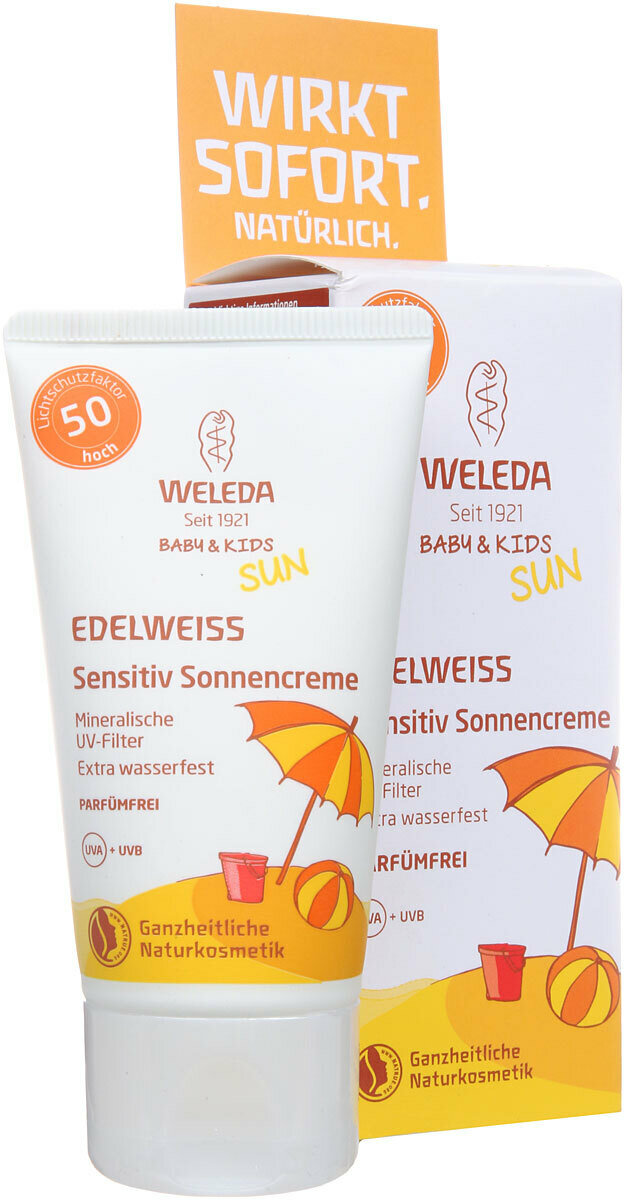 Крем Weleda солнцезащитный для младенцев и детей SPF 50, 50 мл - фото №8