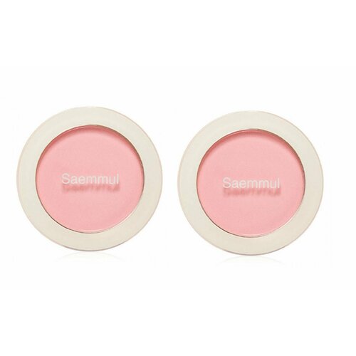 The Saem Румяна Saemmul Single Blusher, PK10 Bae Pink, 5 г, 2 шт