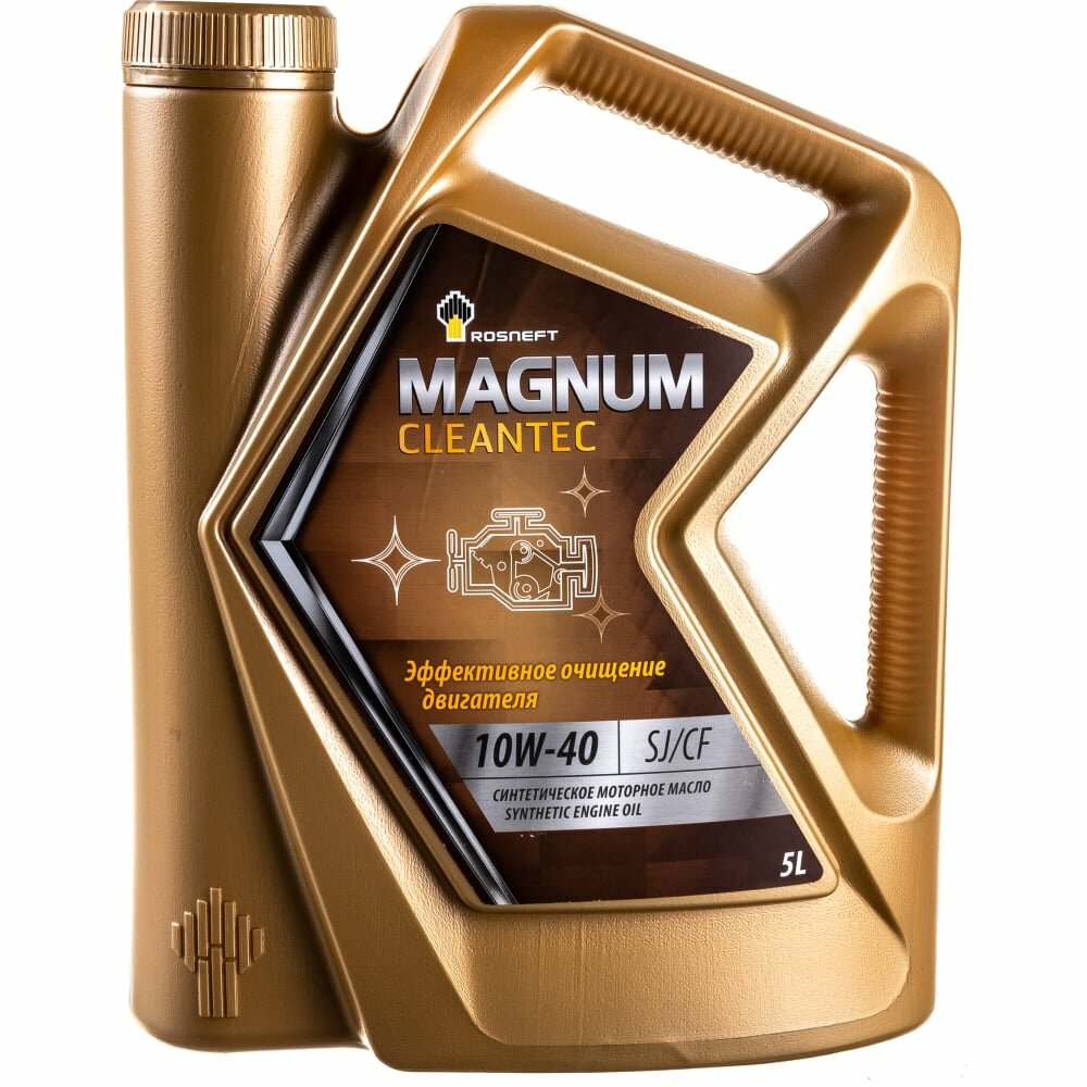 Синтетическое моторное масло Роснефть Magnum Cleantec 10W-40