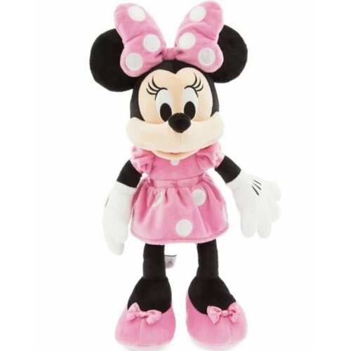 Минни Маус Disney 46 см, розовое платье в горох, мягкая игрушка