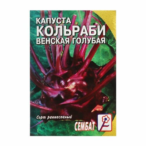 Семена Капуста кольраби Венская, голубая, 0,5 г агрофирма аэлита семена капуста кольраби венская голубая 0x5 г