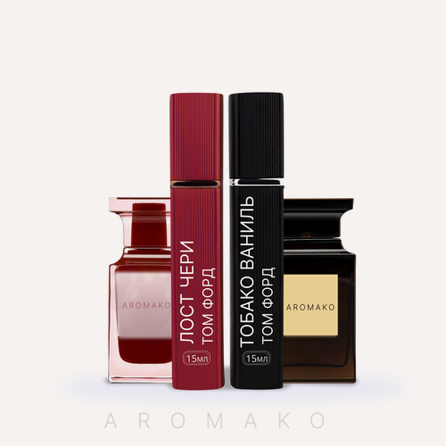 Изображение товара Набор парфюм-миниатюр Лост черри и Табак ваниль спреи 2 шт по 15 мл в подарочной упаковке