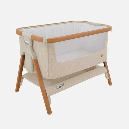 Изображение товара Колыбель Tutti Bambini CoZee с колесами Scandinavian Walnut and Ecru