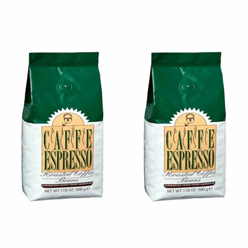 Mehmet Efendi Кофе в зернах Kurukahveci Mehmet Efendi Espresso 500 г, 2 шт