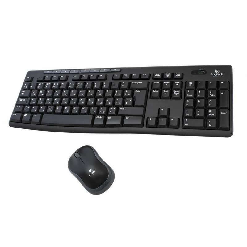 Комплект мыши и клавиатуры Logitech MK270 Black (920-004518) - фотография № 19