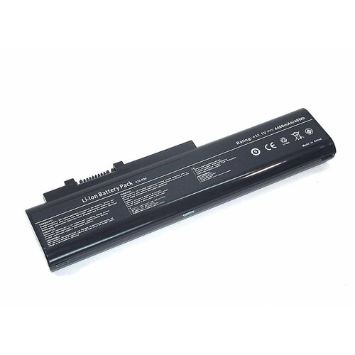 Аккумулятор для ноутбука Asus N50 11.1V 4400mAh OEM черная аккумуляторная батарея для ноутбука dell 3340 11 1v 4400mah черная oem