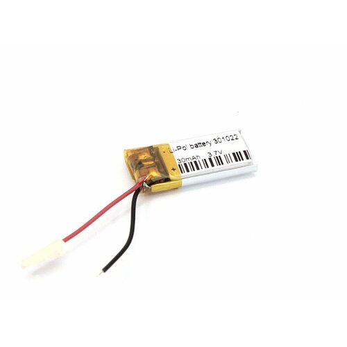 Аккумулятор Li-Pol (батарея) 3*10*22мм 2pin 3.7V/30mAh