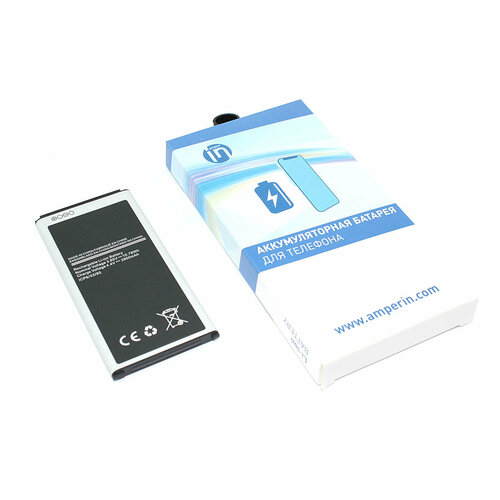 Аккумуляторная батарея Amperin для Samsung Galaxy S5 (EB-BG900BBE) 2800mAh samsung original replacement battery eb bg903bbe for samsung galaxy s5 neo g870a authentic phone battery nfc function 2800mah