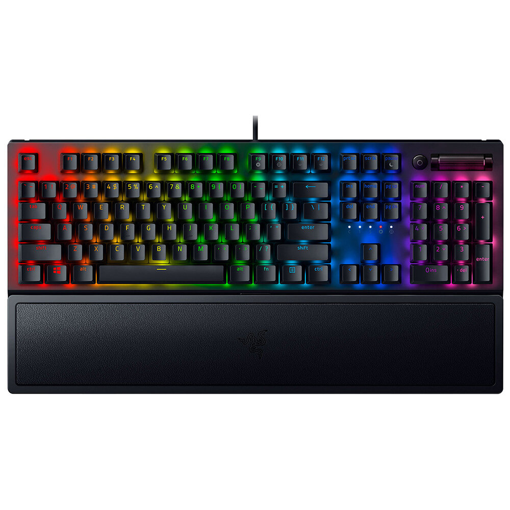 Игровая клавиатура Razer BlackWidow V3 Razer Yellow Switch, black, русская, 1 шт.