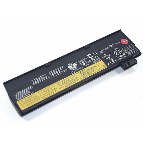 Аккумуляторная батарея для ноутбука Lenovo P51s/T470 (01AV427 61++) 10.8V 72Wh черная аккумулятор для ноутбука lenovo thinkpad t580 p52s p51s t480 t570 11 4 v 2000 mah pn 01av452