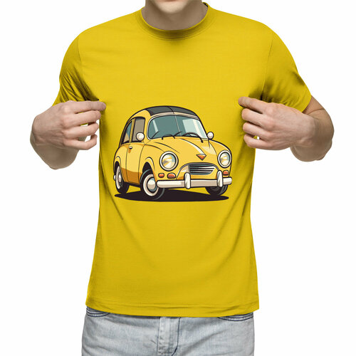 фото Футболка us basic, размер s, желтый