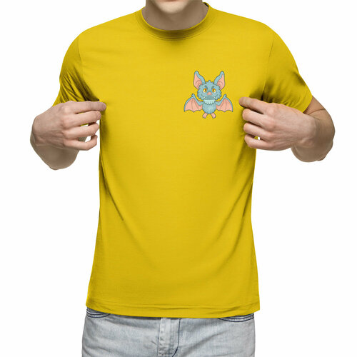 Футболка Us Basic, размер S, желтый мужская футболка котик летучая мышь s зеленый