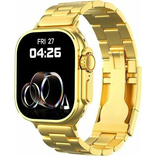 Наручные часы/Умные фитнес часы Gold/ smart watch/ идеальный подарок