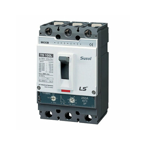 Автоматический выключатель в литом корпусе TS100N (50kA) FMU 50A 3P3T