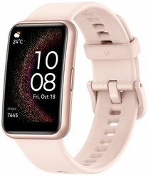 Умные часы Huawei Watch Fit SE Nebula Pink Silicone Strap, розовый