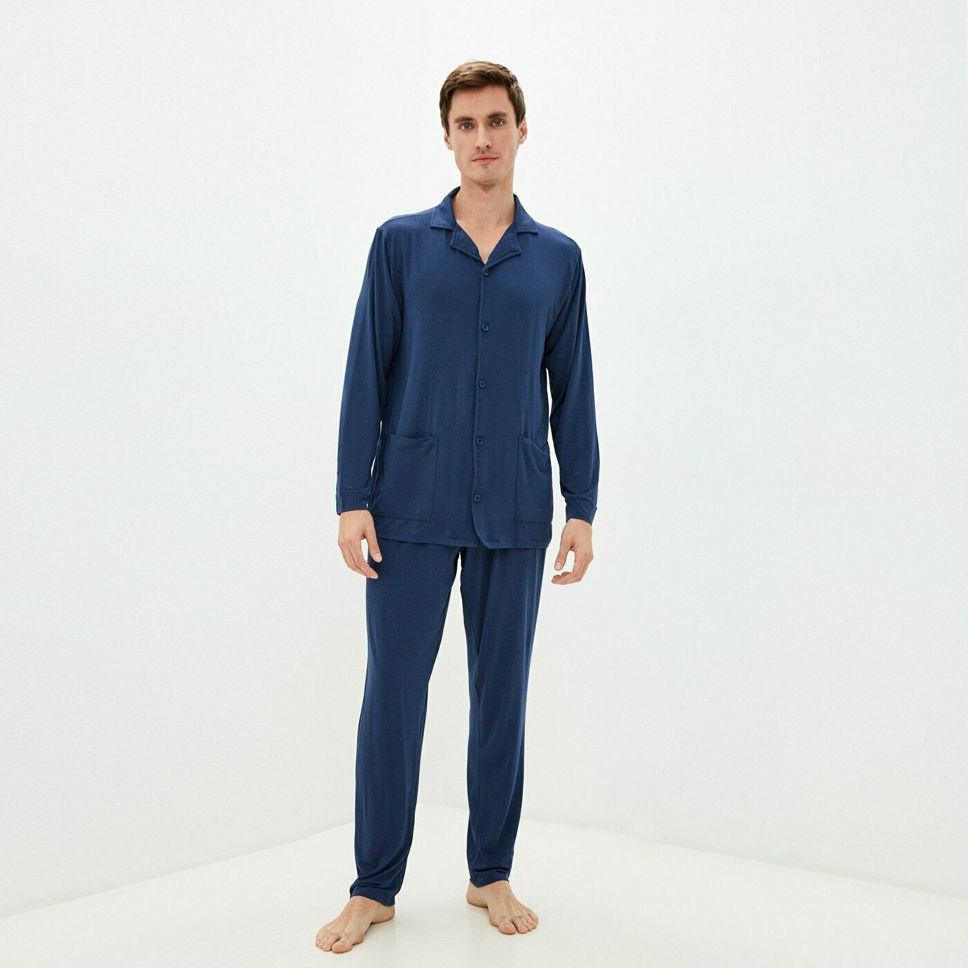 Пижама мужская Sofi de Marko Адам, синяя, L - фотография № 6