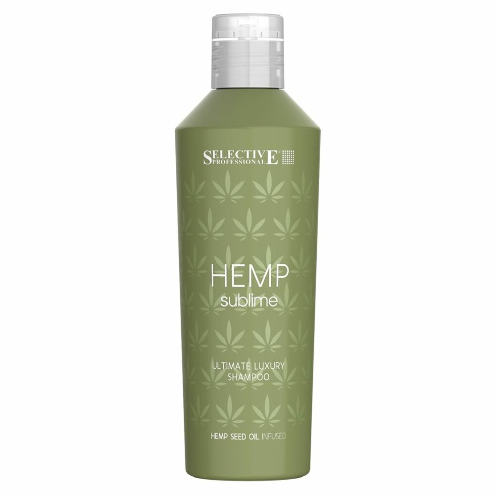 Шампунь Selective Professional Caviar Sublime Hemp Sublime Ultimate Luxury Shampoo, 1000 мл