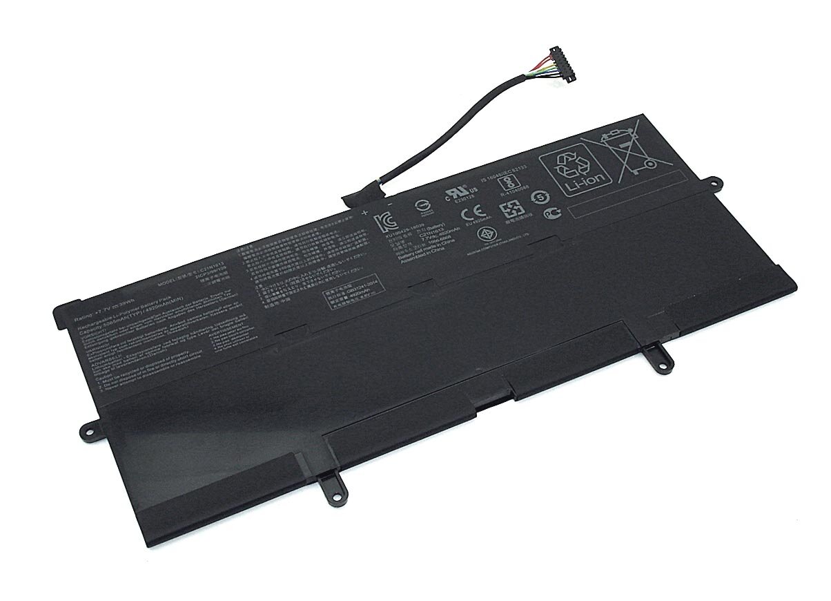 Аккумулятор для ноутбукa Asus Chromebook Flip C302C (C21N1613) 7.7V 4920mAh