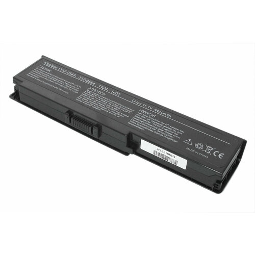 Аккумулятор для ноутбука Dell Inspiron 1400, 1420, Vostro 1400, 1420 серий 5200mAh аккумуляторная батарея topon для ноутбука dell vostro v131r 4400mah