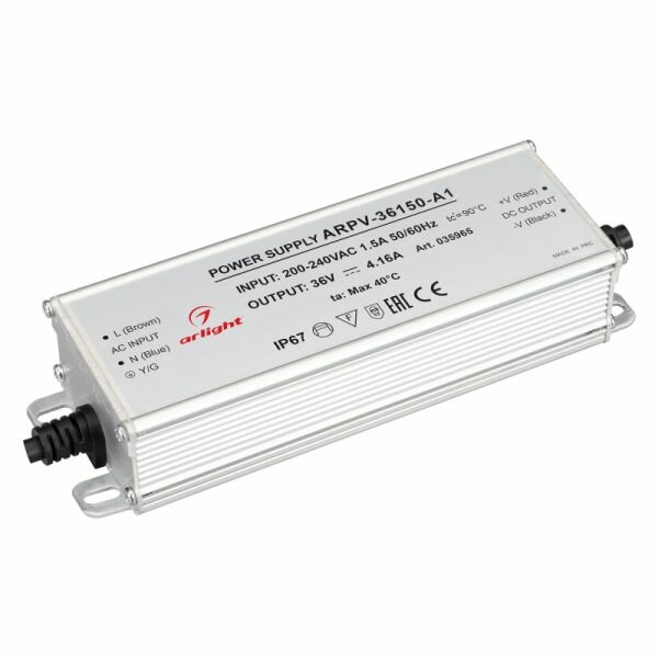 Блок питания Arlight ARPV-36150-A1 (36V, 4.16A, 150W) 035965