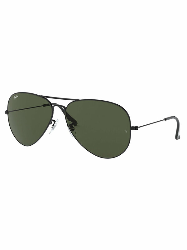 Солнцезащитные очки Ray-Ban, авиаторы, оправа: металл, с защитой от УФ