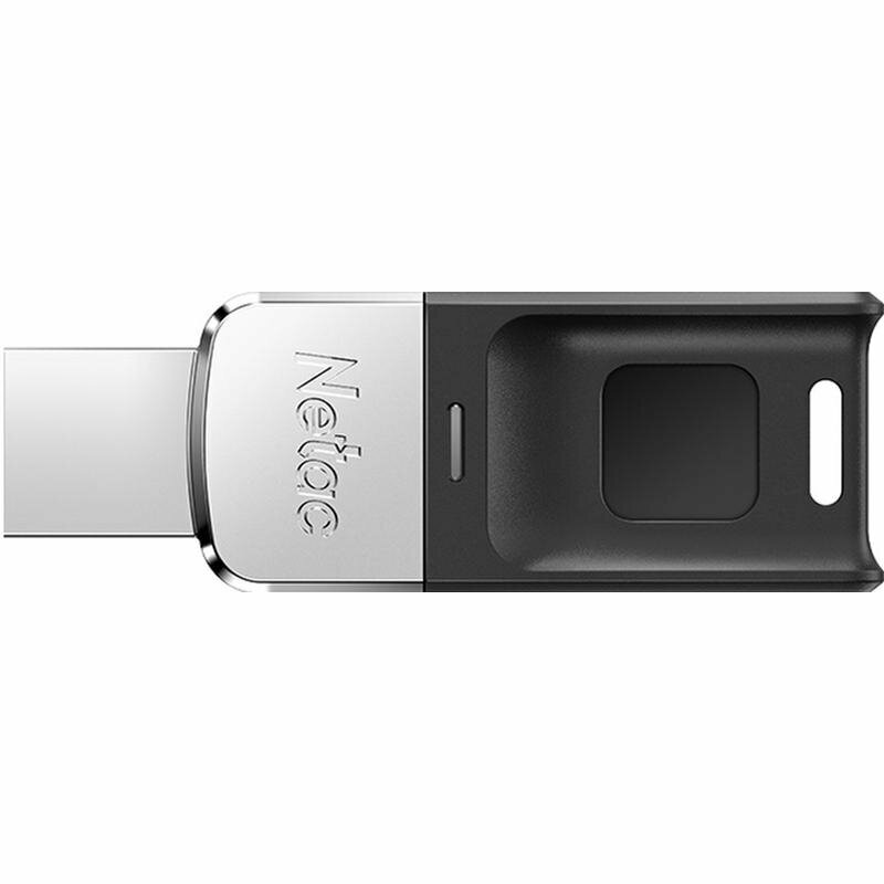 Флеш-накопитель Netac US1 USB3.0 AES 256-bit Fingerprint Encryption Drive 128GB ( с отпечатком пальца ) - фото №6