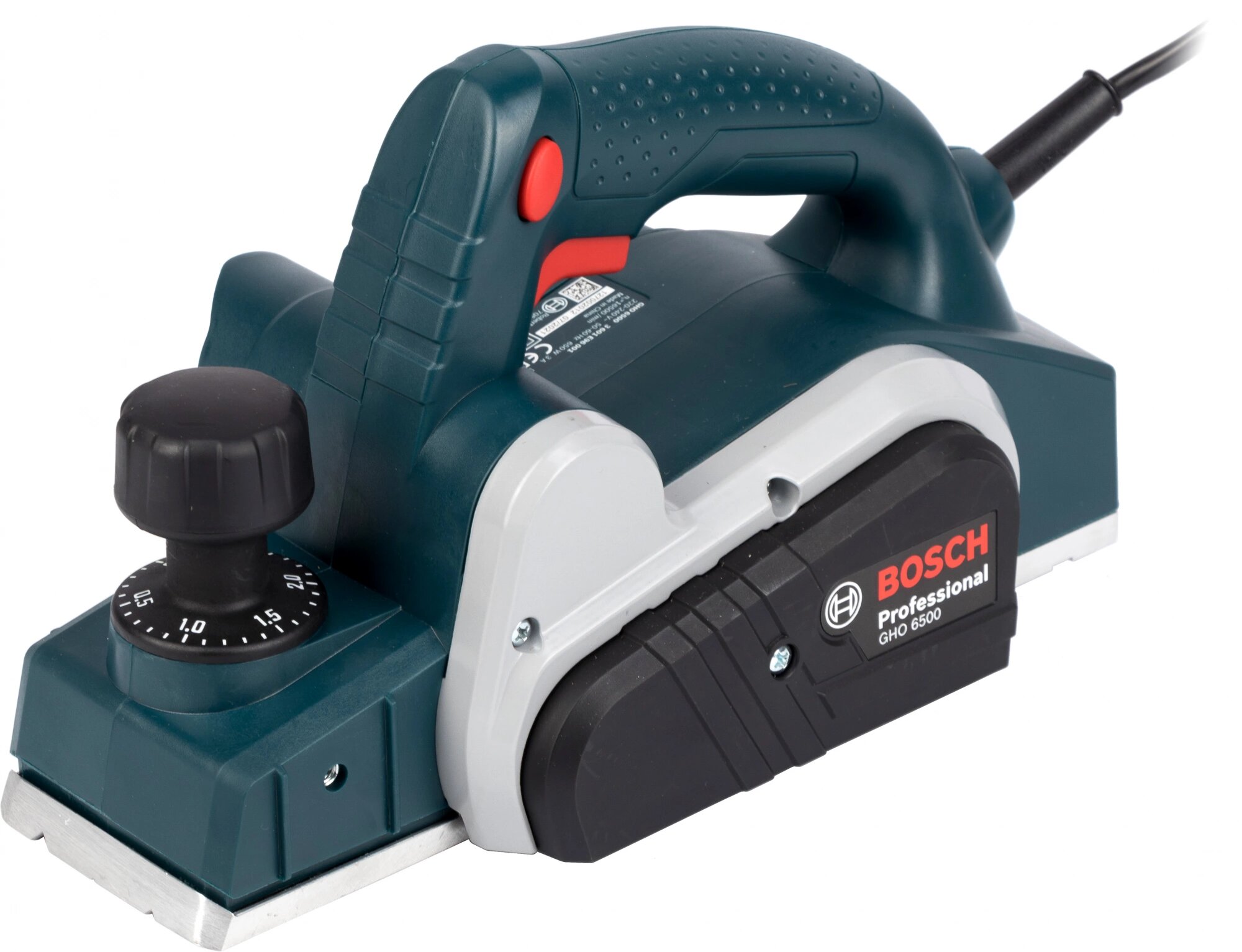 Рубанок Bosch GHO 6500 650Вт 82мм 16500об/мин Возможность подключения пылесоса