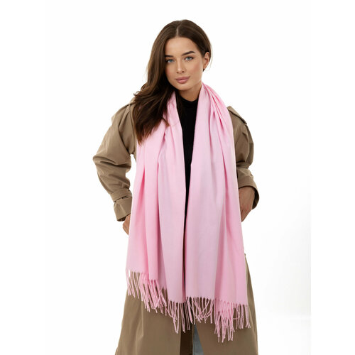 фото Шарф ortox для женщин,190х70 см, розовывй