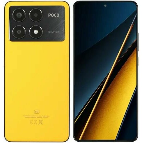 Смартфон Xiaomi POCO X6 Pro 12512Gb Yellow Желтый Dual Sim 42255₽