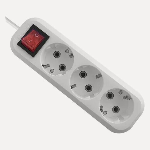 Изображение товара Сетевой удлинитель Defender L330, 15м, белый [99358]