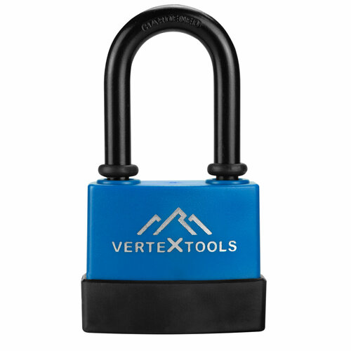 Замок навесной всепогодный VertexTools усиленный 3 ключа 1155₽