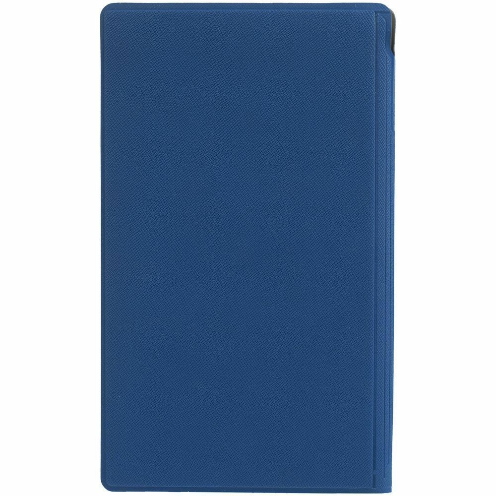 Блокнот Dual, в клетку, синий — фото 1