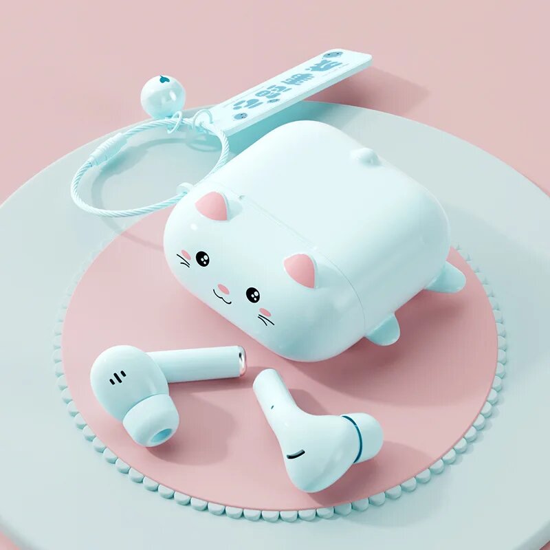 Детские беспроводные наушники Pig Bluetooth 5.3