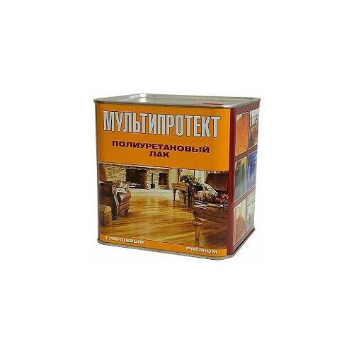 Лак Полиуретановый МультиПротект – ПУ 1л Универсальный, Износостойкий, Глянцевый.
