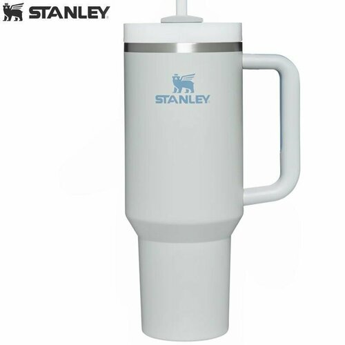 Термокружка Stanley Quencher H2.0 с трубочкой 1,18L Светло-серая светлый, серый