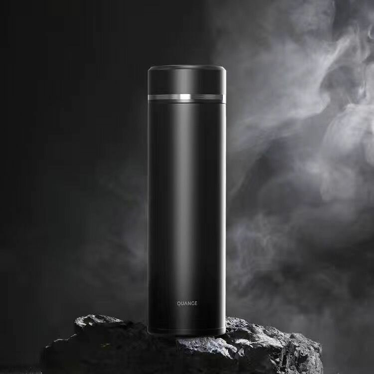 Xiaomi Умная изоляционная кружка для чая Youpin QUANGE H8133, отображение температуры в одно касание, разделение чая из нержавеющей стали 316, сохранение холода и горячего