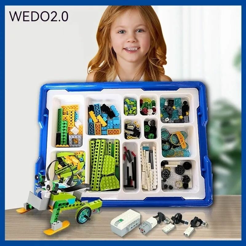 Конструктор робототехника и роботы для детей wedo 2.0