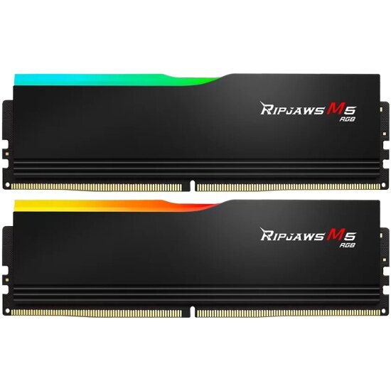 Оперативная память G.skill RIPJAWS M5 RGB 32GB (2x16GB) DDR5-6000 DIMM Black (F5-6000J3648D16GX2-RM5RK)
