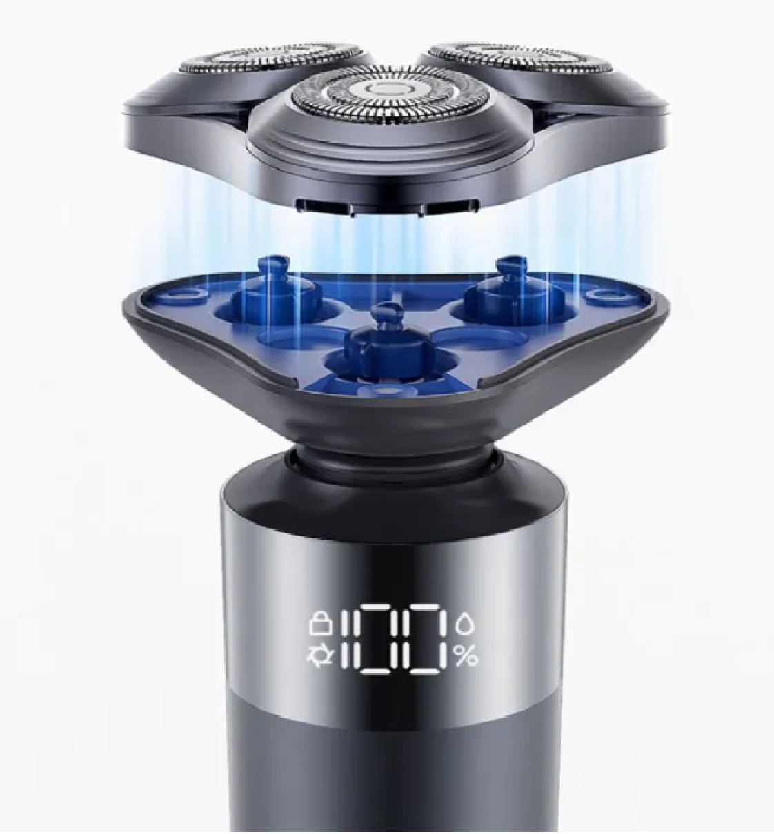 Картинки Электробритва Xiaomi Mijia S302 Dark Blue, Водонепроницаемость IPX7, тёмно-синяя